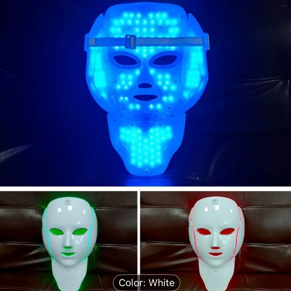 LED Light Face Mask with One-Key Button - Picture 3 of 7